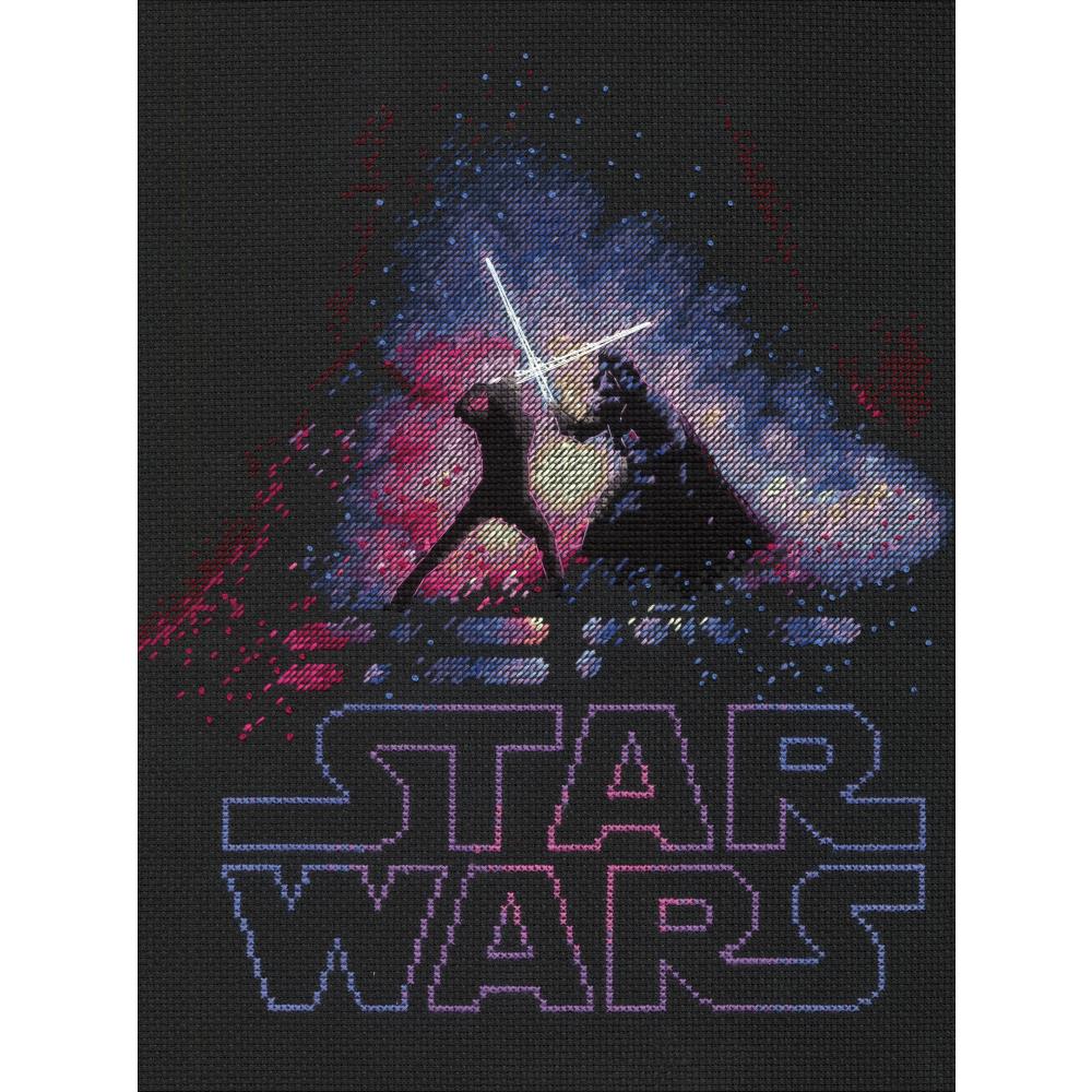 Luke & Darth Vader Star Wars Counted Cross Stitch Kit